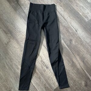 Black High-Waist stretch seamless leggings